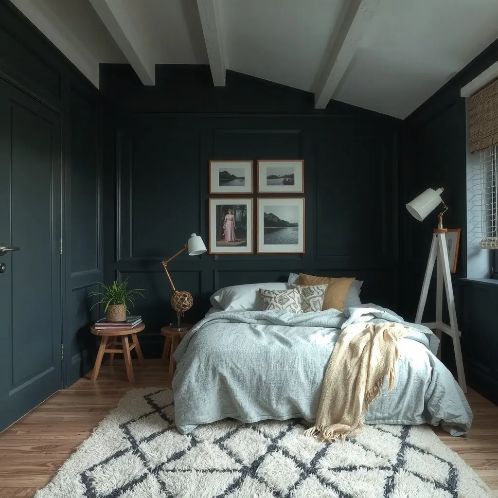 Cozy reading nook