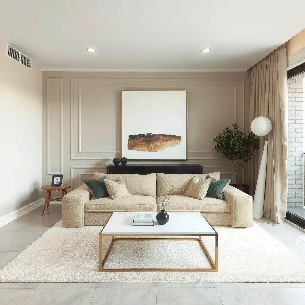 Elegant Minimalist Living Room
